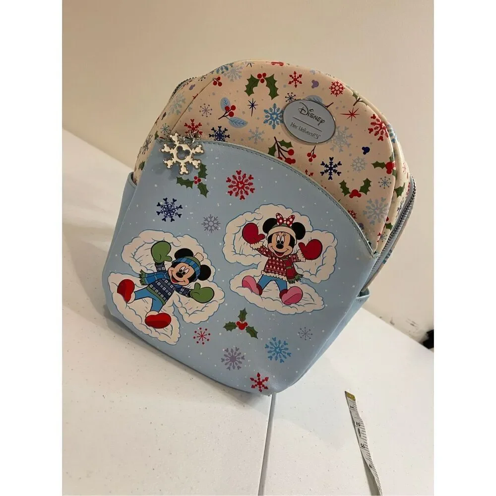 Disney Minnie and Mickey winter backpack Her Universe